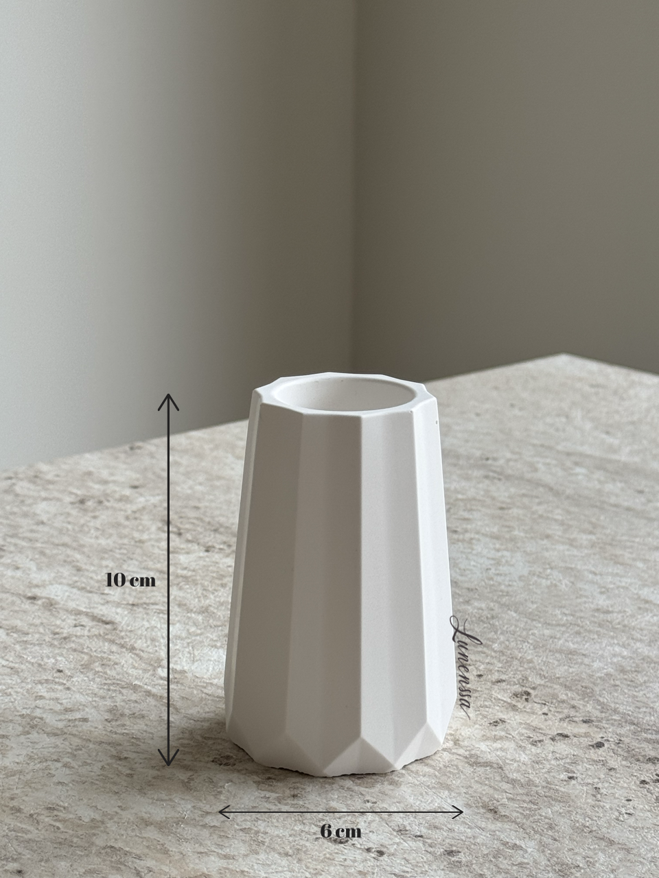 Minimal Geometrik Formlu Vazo - Fırçalık - Kalemlik
