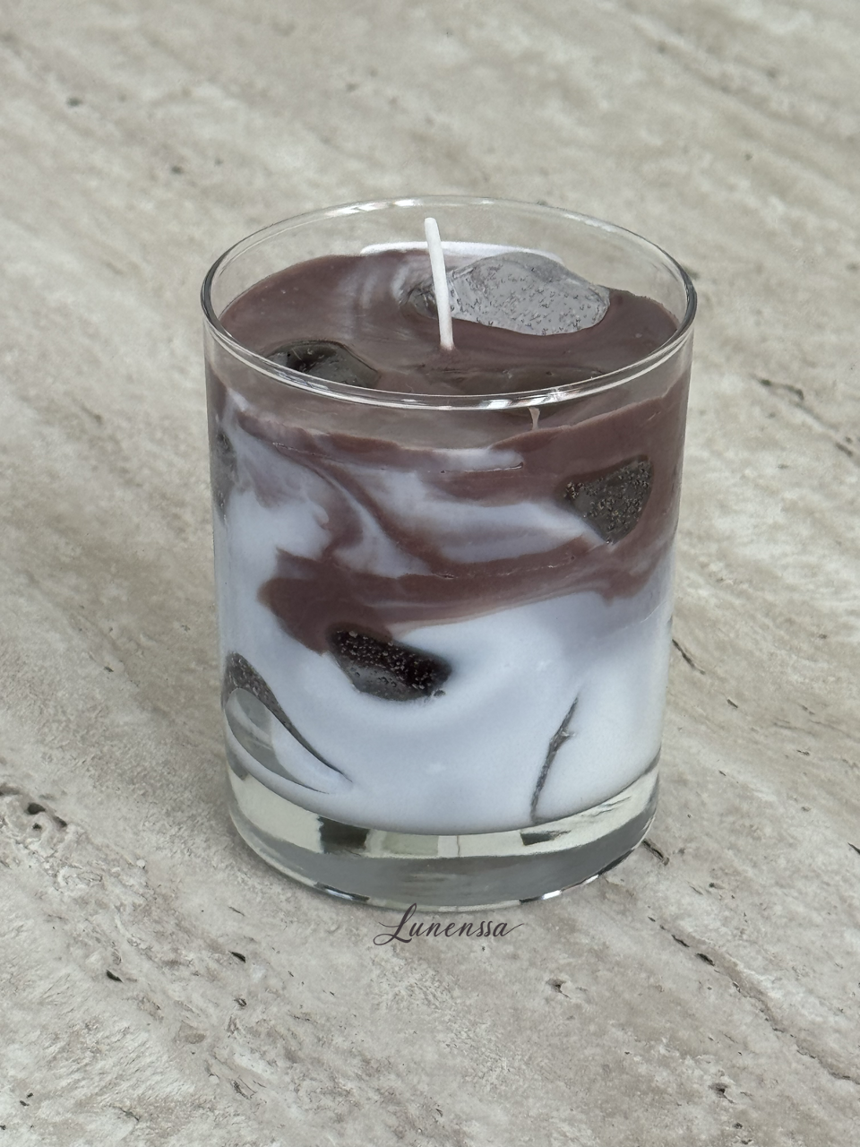 Mocha Bliss – Kahve Aromalı El Yapımı Jel & Soya Mum