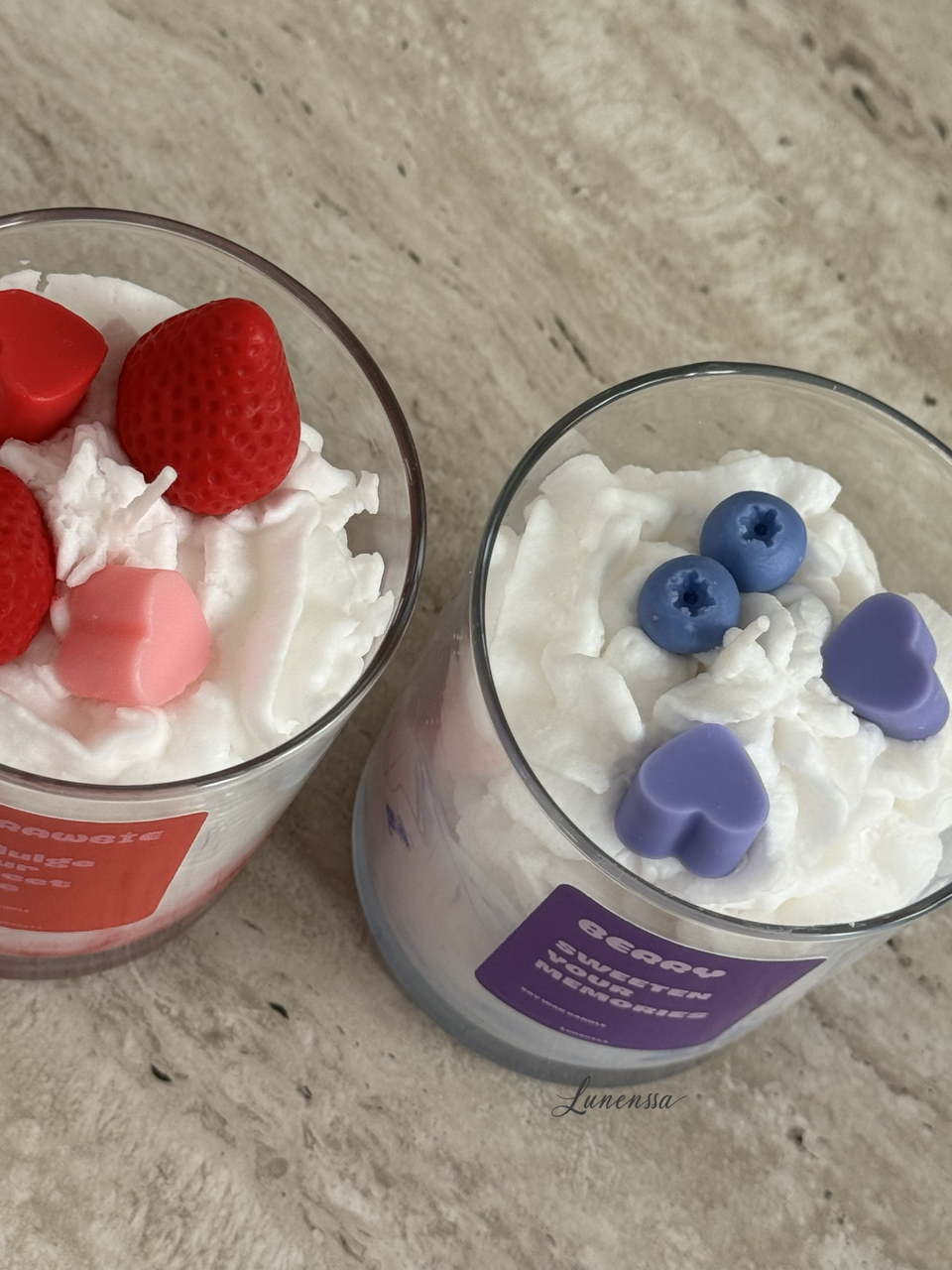 Berry & Strawbie – Meyve Kokulu El Yapımı Soya Mum Seti