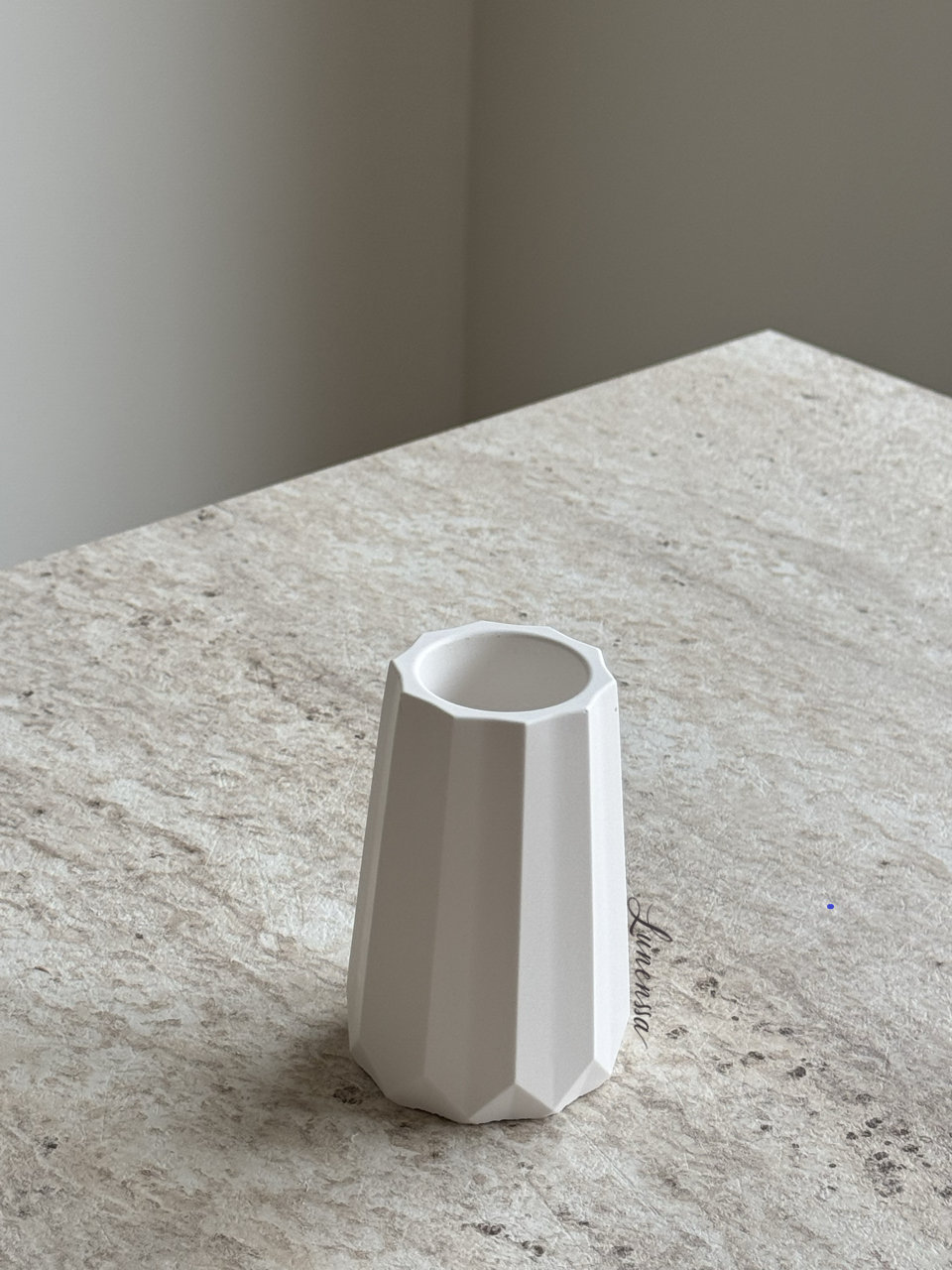 Minimal Geometrik Formlu Vazo - Fırçalık - Kalemlik