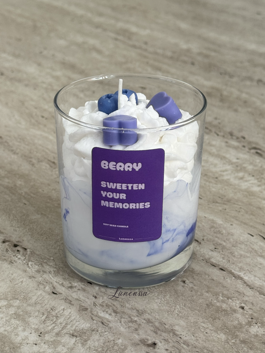 Berry – Meyve Kokulu El Yapımı Soya Mum