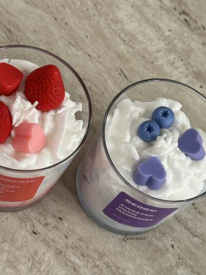 Berry & Strawbie – Meyve Kokulu El Yapımı Soya Mum Seti