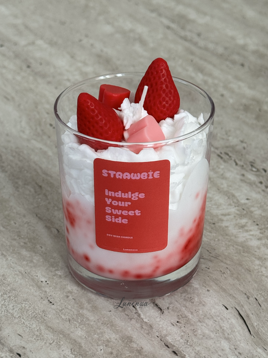 Strawbie – Meyve Kokulu El Yapımı Soya Mum