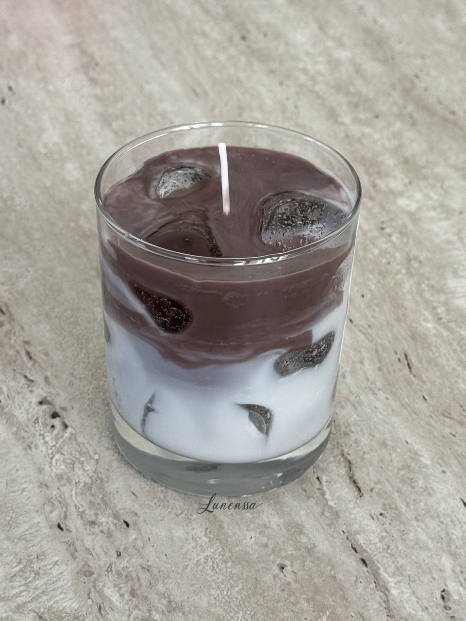 Mocha Bliss – Kahve Aromalı El Yapımı Jel & Soya Mum
